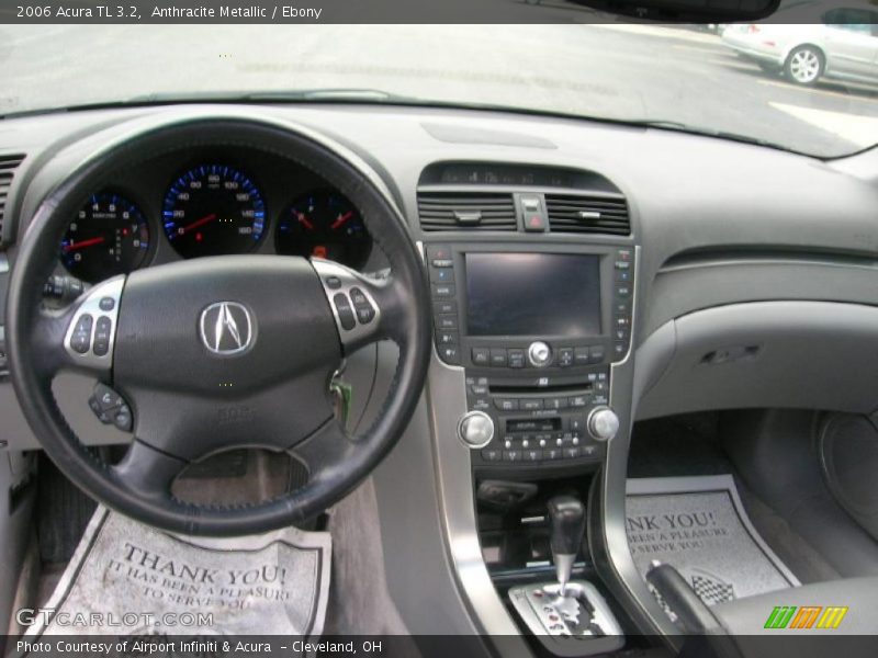 Anthracite Metallic / Ebony 2006 Acura TL 3.2