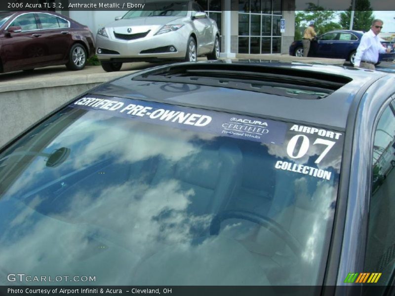 Anthracite Metallic / Ebony 2006 Acura TL 3.2
