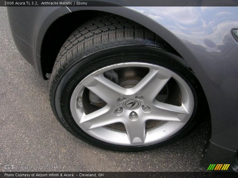 Anthracite Metallic / Ebony 2006 Acura TL 3.2