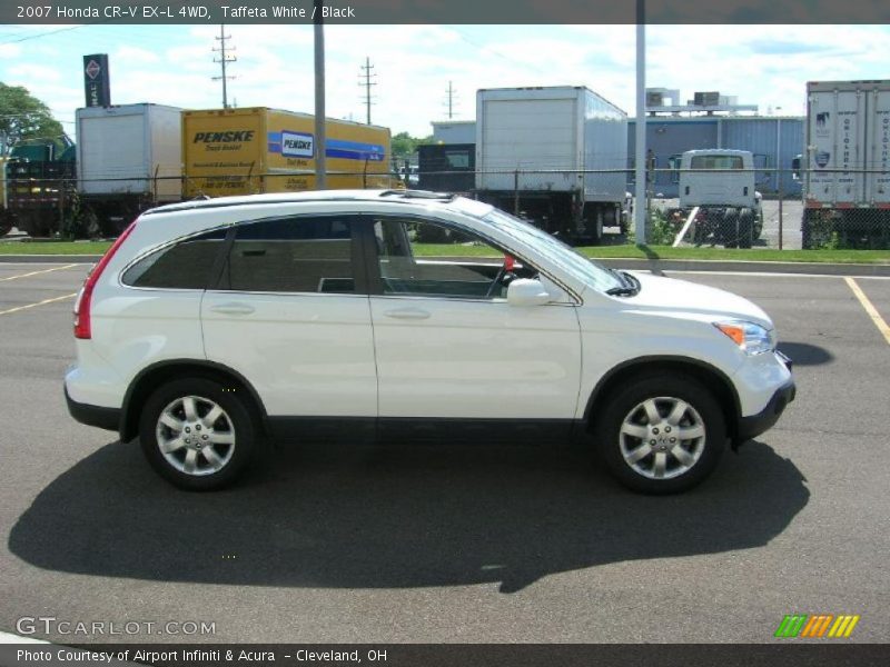 Taffeta White / Black 2007 Honda CR-V EX-L 4WD
