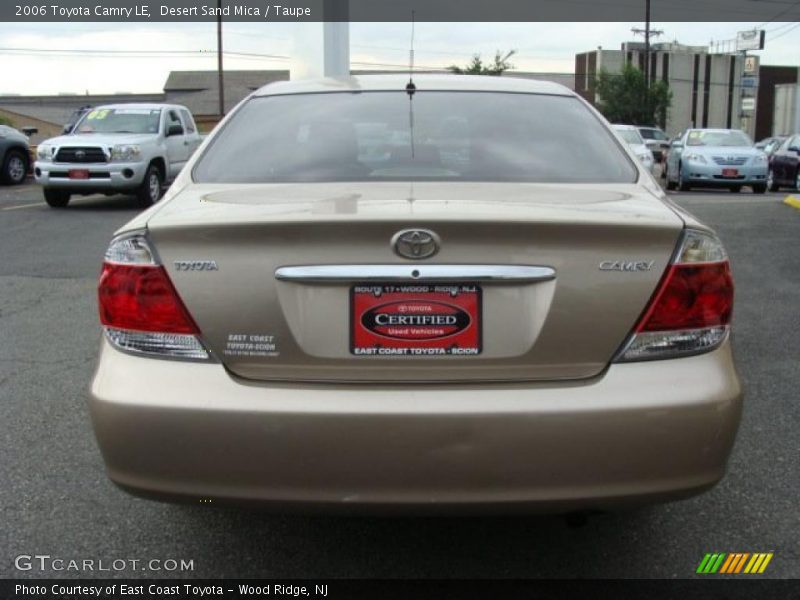Desert Sand Mica / Taupe 2006 Toyota Camry LE