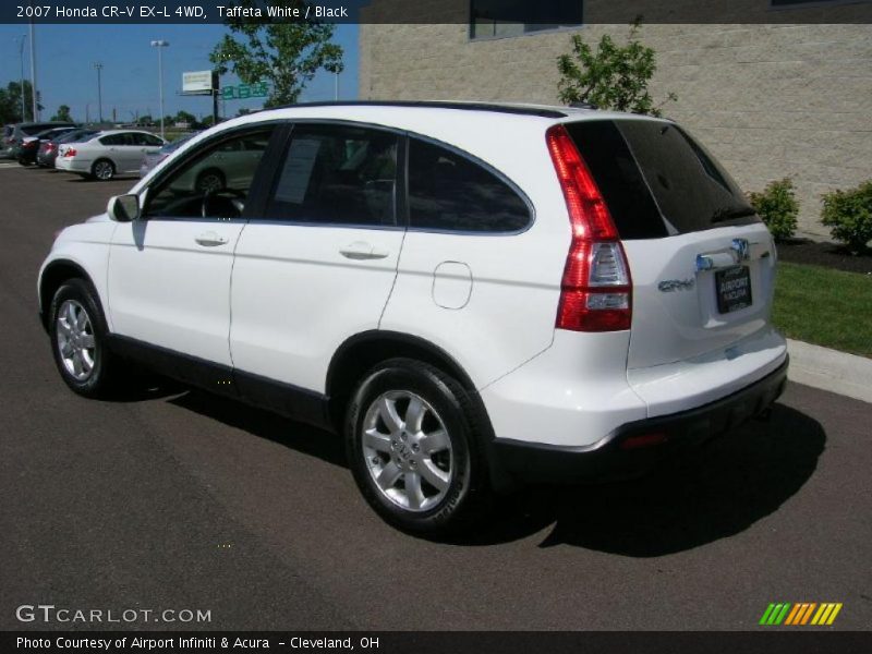 Taffeta White / Black 2007 Honda CR-V EX-L 4WD