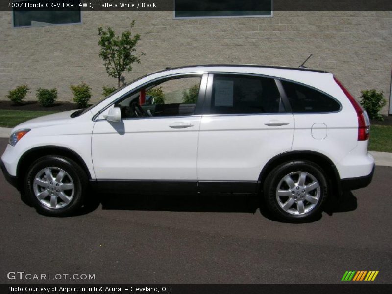 Taffeta White / Black 2007 Honda CR-V EX-L 4WD