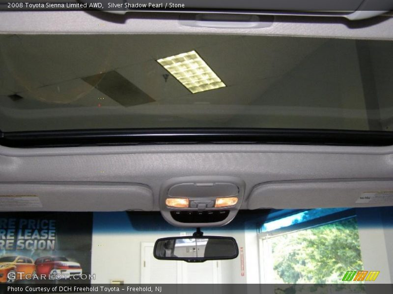 Silver Shadow Pearl / Stone 2008 Toyota Sienna Limited AWD