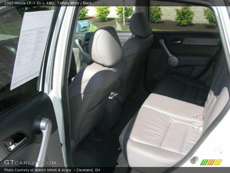 Taffeta White / Black 2007 Honda CR-V EX-L 4WD