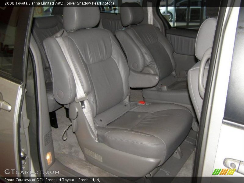 Silver Shadow Pearl / Stone 2008 Toyota Sienna Limited AWD