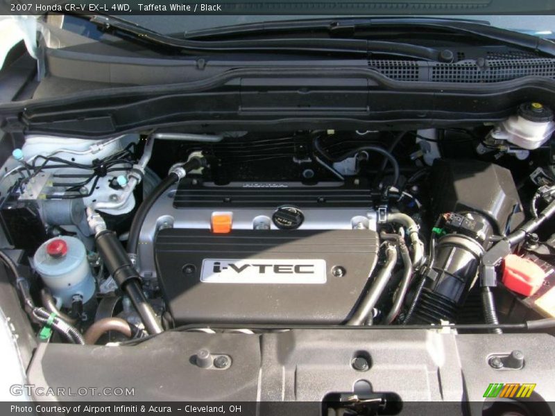 Taffeta White / Black 2007 Honda CR-V EX-L 4WD
