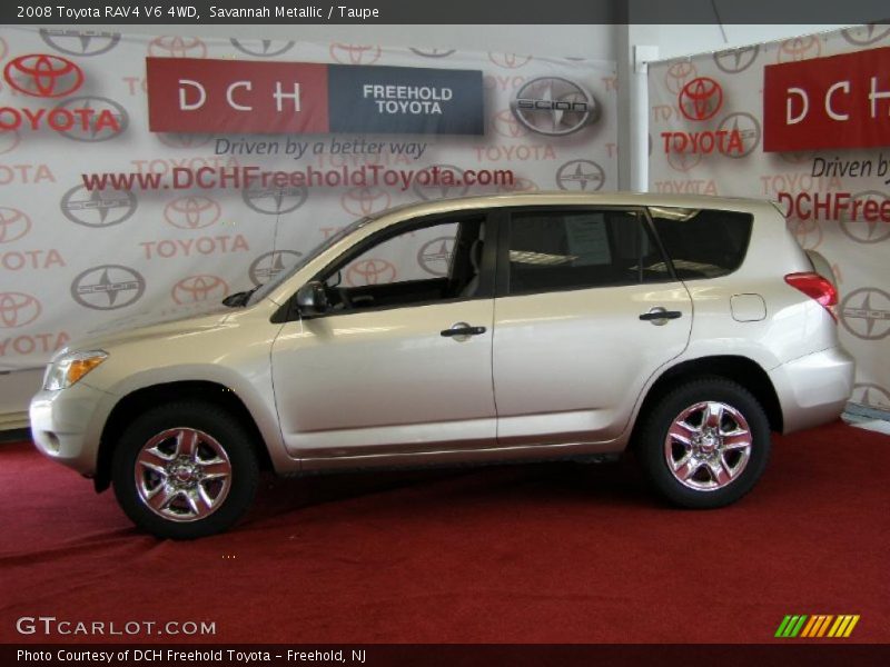 Savannah Metallic / Taupe 2008 Toyota RAV4 V6 4WD