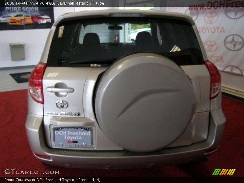 Savannah Metallic / Taupe 2008 Toyota RAV4 V6 4WD