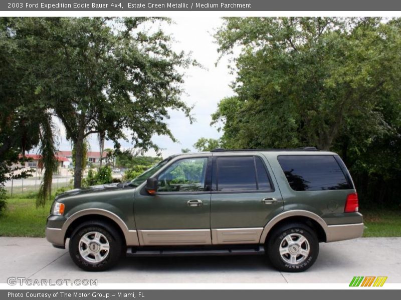 Estate Green Metallic / Medium Parchment 2003 Ford Expedition Eddie Bauer 4x4