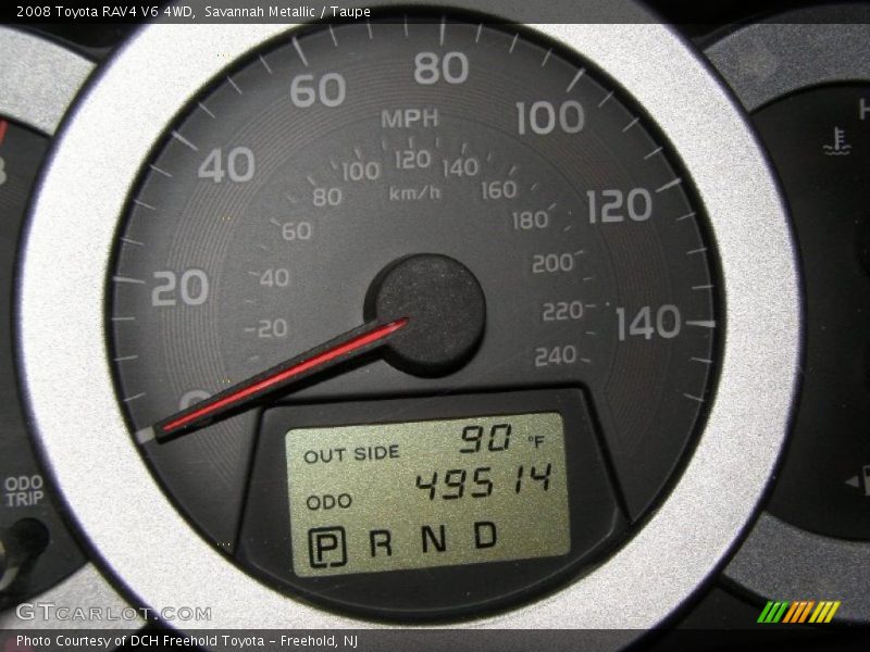 Savannah Metallic / Taupe 2008 Toyota RAV4 V6 4WD