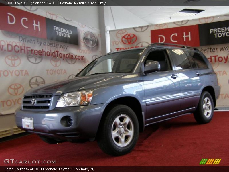 Bluestone Metallic / Ash Gray 2006 Toyota Highlander 4WD