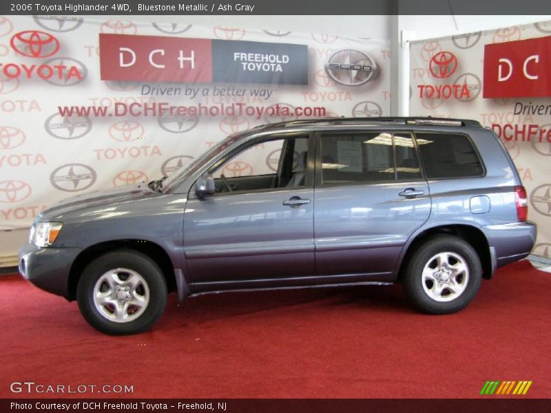 Bluestone Metallic / Ash Gray 2006 Toyota Highlander 4WD
