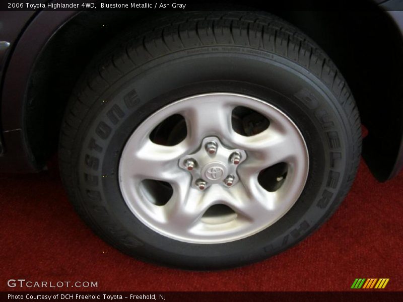 Bluestone Metallic / Ash Gray 2006 Toyota Highlander 4WD