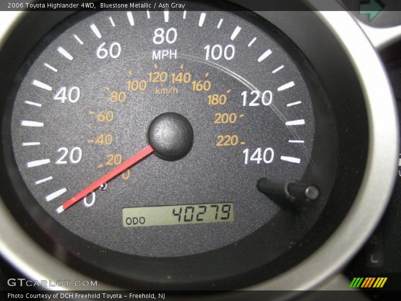 Bluestone Metallic / Ash Gray 2006 Toyota Highlander 4WD