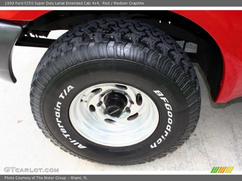 Red / Medium Graphite 1999 Ford F250 Super Duty Lariat Extended Cab 4x4