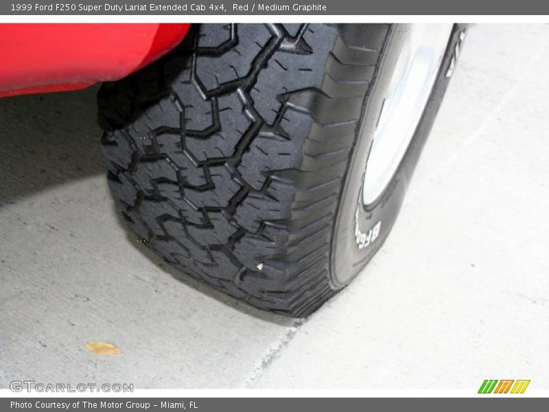Red / Medium Graphite 1999 Ford F250 Super Duty Lariat Extended Cab 4x4
