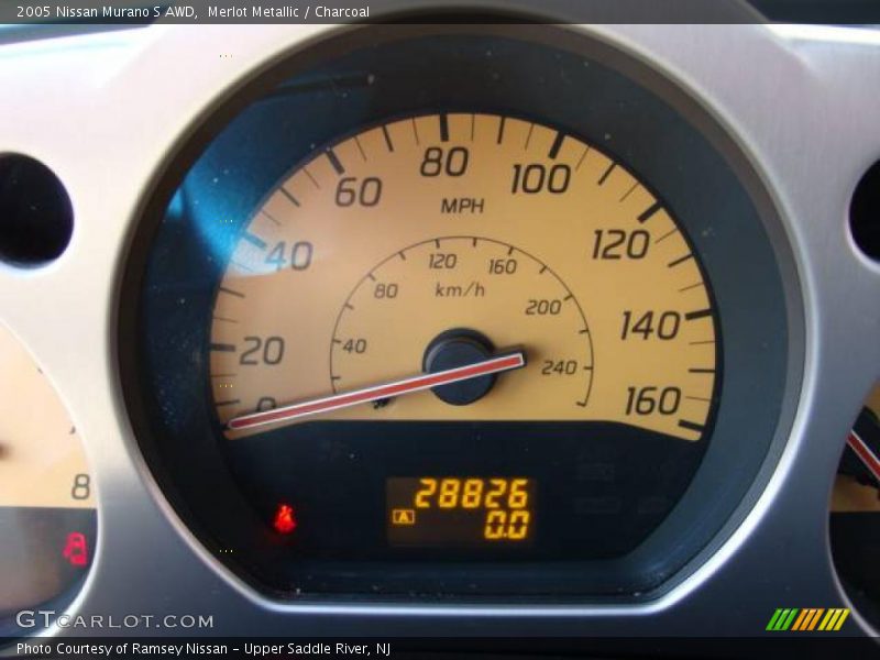 Merlot Metallic / Charcoal 2005 Nissan Murano S AWD