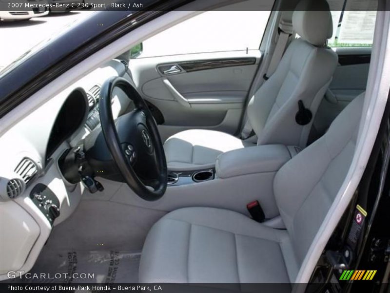 Black / Ash 2007 Mercedes-Benz C 230 Sport