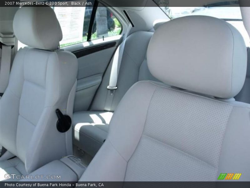 Black / Ash 2007 Mercedes-Benz C 230 Sport