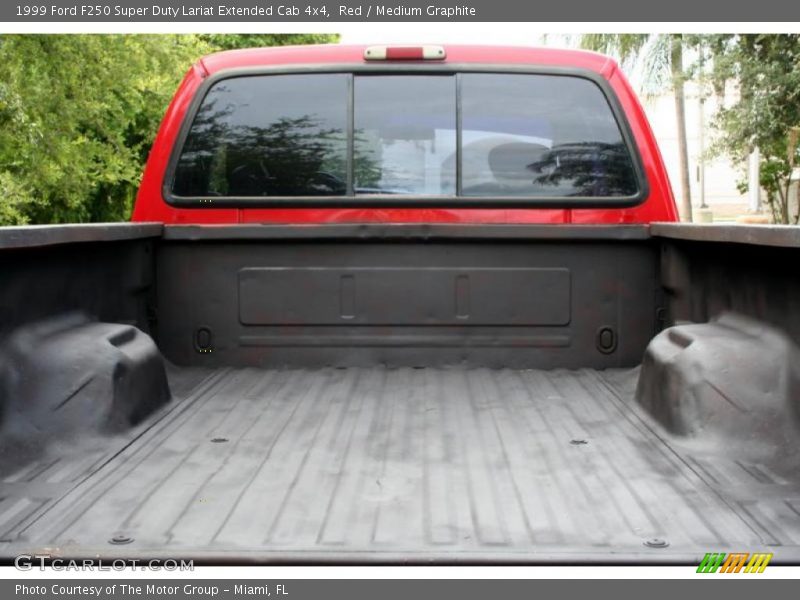 Red / Medium Graphite 1999 Ford F250 Super Duty Lariat Extended Cab 4x4