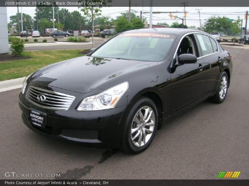 Black Obsidian / Graphite 2008 Infiniti G 35 x Sedan