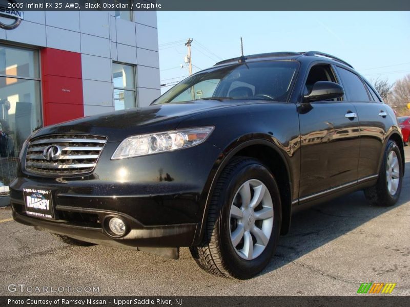 Black Obsidian / Graphite 2005 Infiniti FX 35 AWD