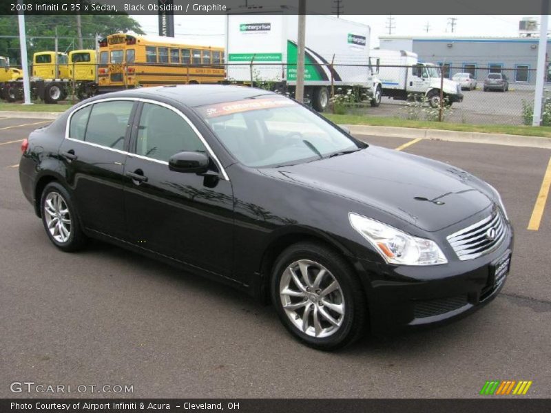 Black Obsidian / Graphite 2008 Infiniti G 35 x Sedan