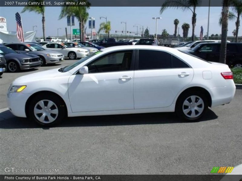 Super White / Ash 2007 Toyota Camry LE V6