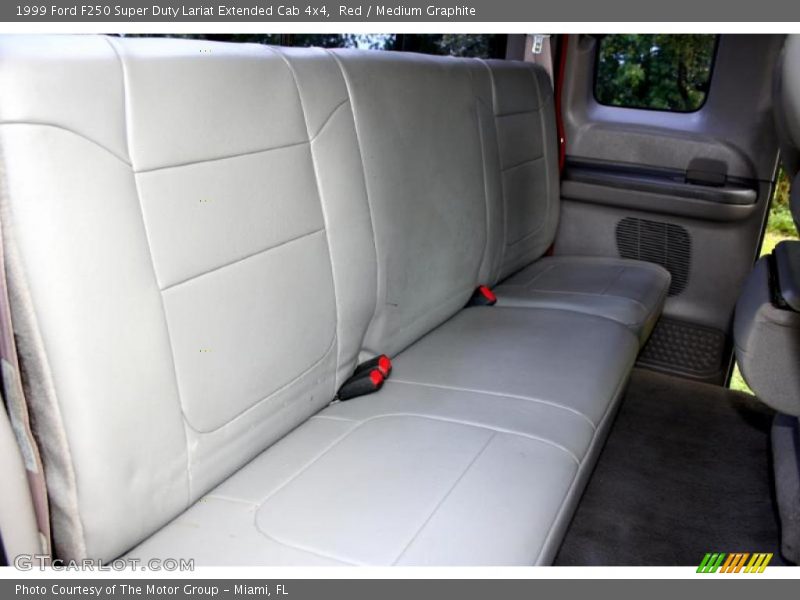 Red / Medium Graphite 1999 Ford F250 Super Duty Lariat Extended Cab 4x4