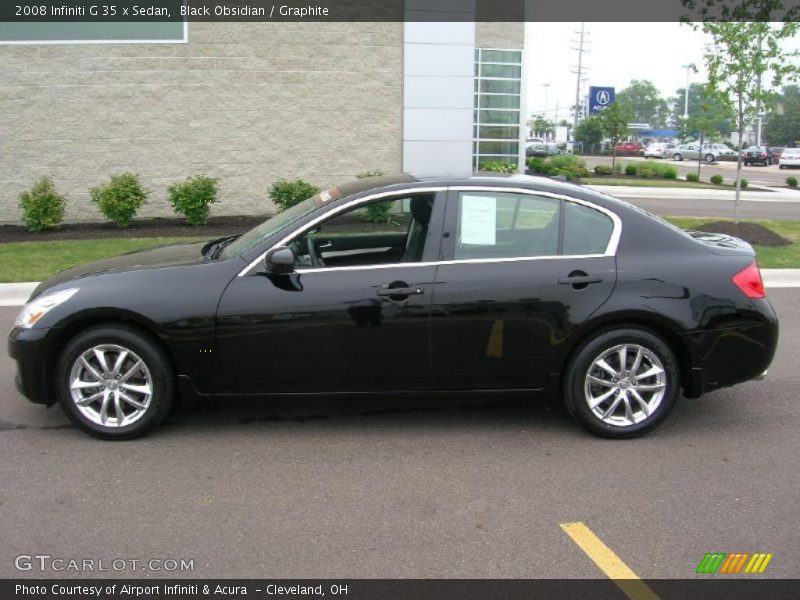 Black Obsidian / Graphite 2008 Infiniti G 35 x Sedan