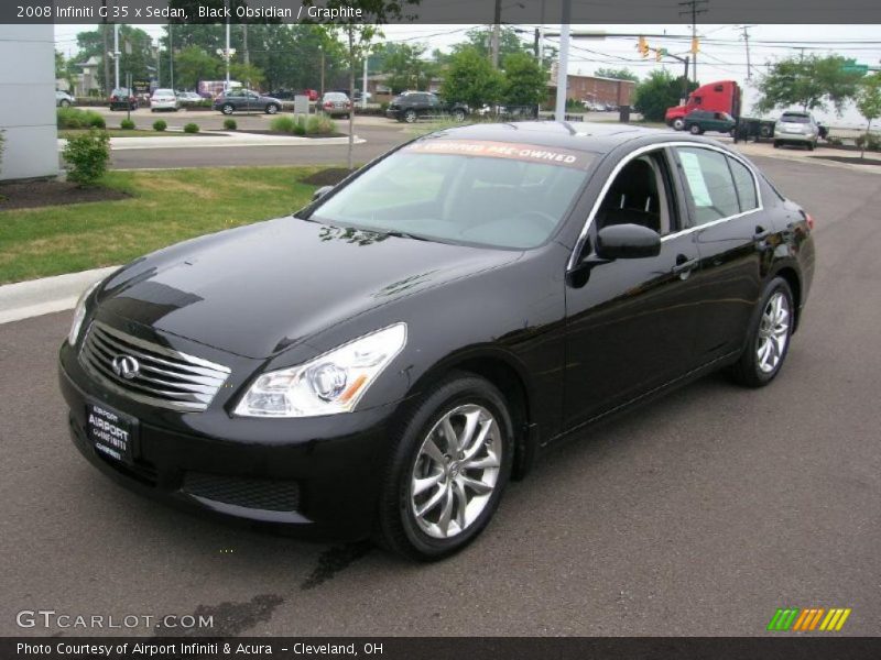 Black Obsidian / Graphite 2008 Infiniti G 35 x Sedan