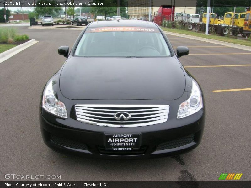 Black Obsidian / Graphite 2008 Infiniti G 35 x Sedan