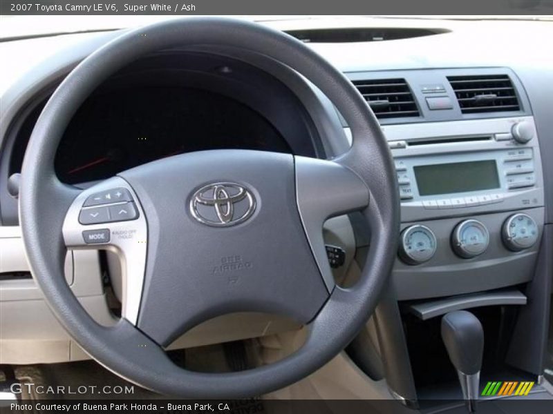 Super White / Ash 2007 Toyota Camry LE V6