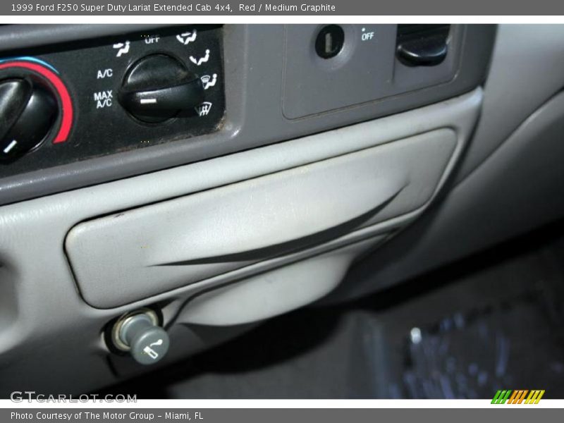 Red / Medium Graphite 1999 Ford F250 Super Duty Lariat Extended Cab 4x4