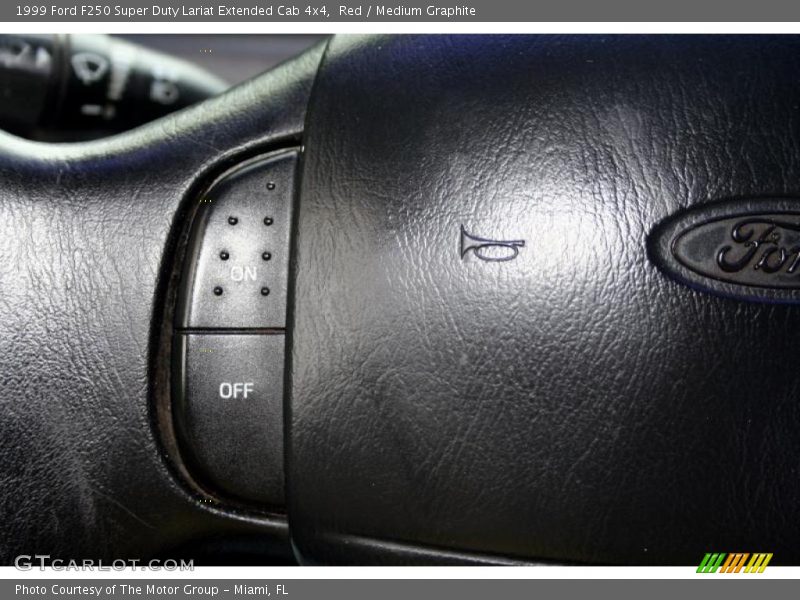 Red / Medium Graphite 1999 Ford F250 Super Duty Lariat Extended Cab 4x4