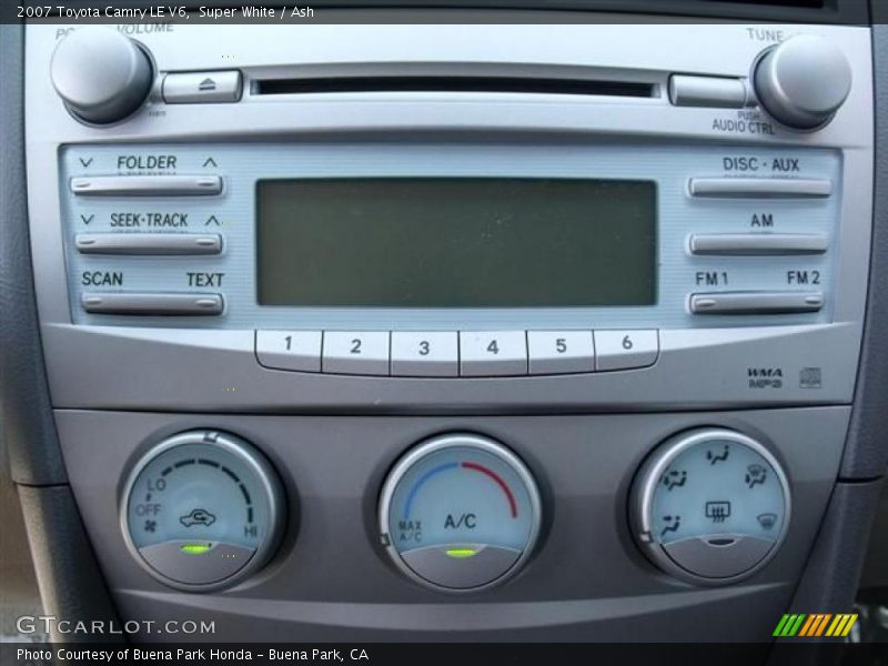 Super White / Ash 2007 Toyota Camry LE V6