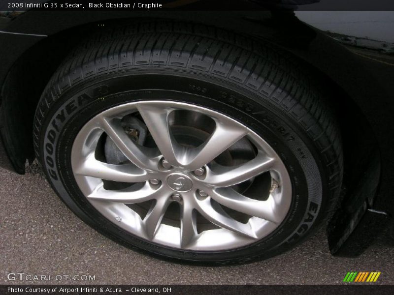 Black Obsidian / Graphite 2008 Infiniti G 35 x Sedan