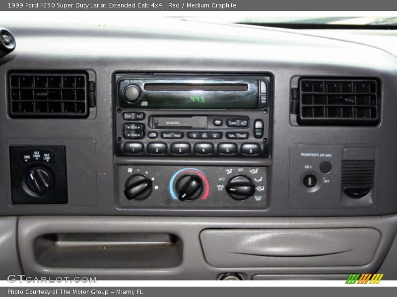 Red / Medium Graphite 1999 Ford F250 Super Duty Lariat Extended Cab 4x4