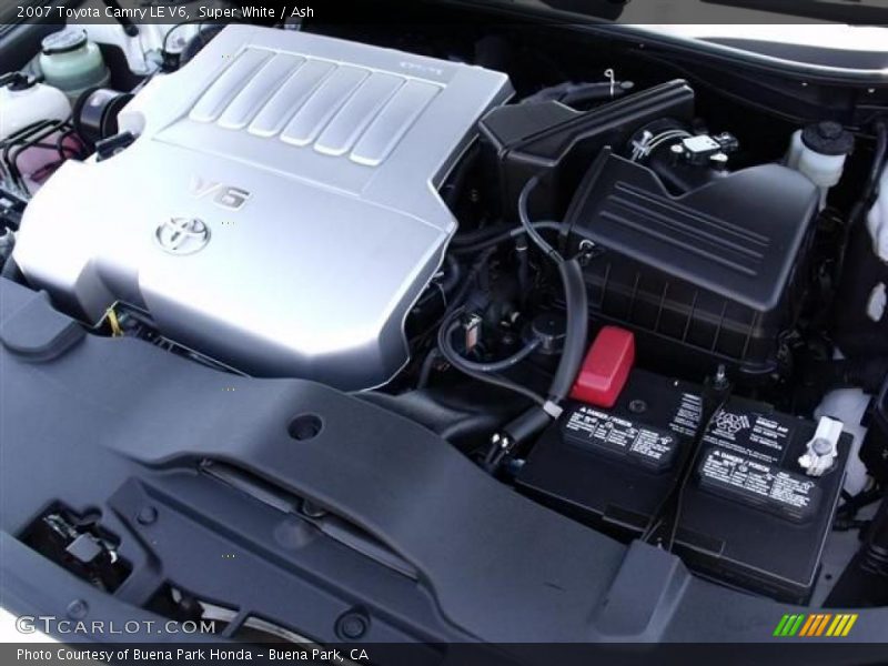 Super White / Ash 2007 Toyota Camry LE V6
