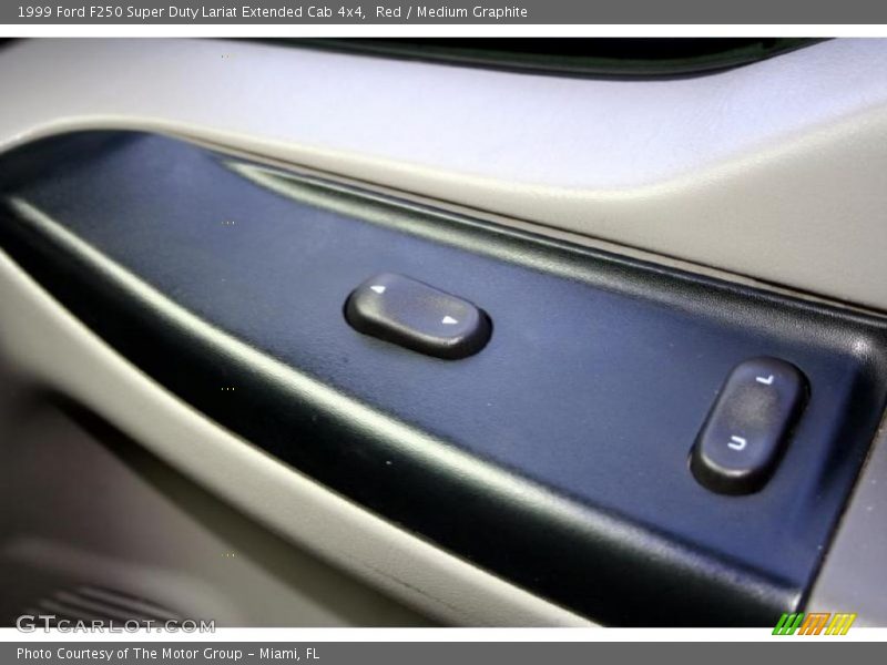 Red / Medium Graphite 1999 Ford F250 Super Duty Lariat Extended Cab 4x4