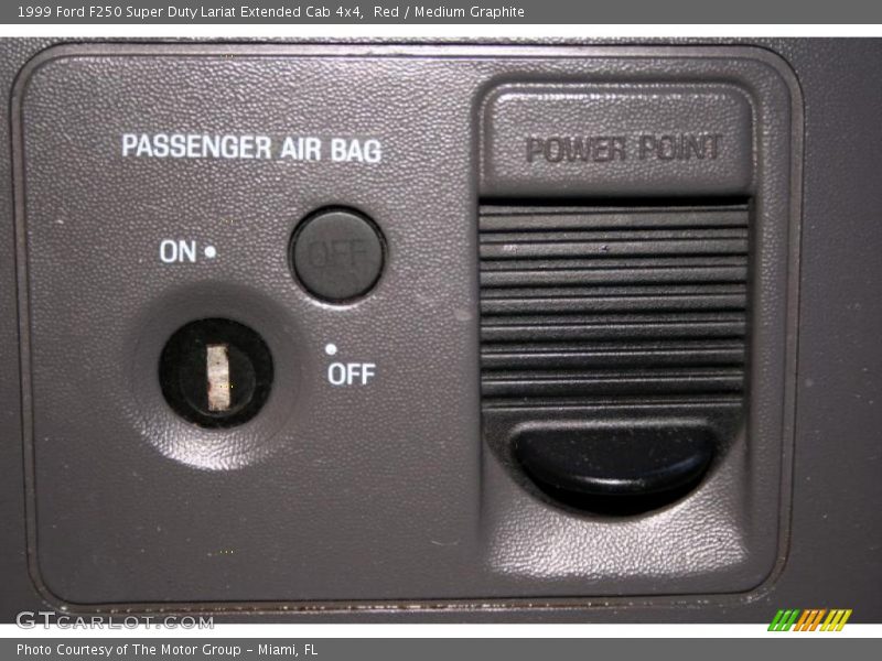 Red / Medium Graphite 1999 Ford F250 Super Duty Lariat Extended Cab 4x4