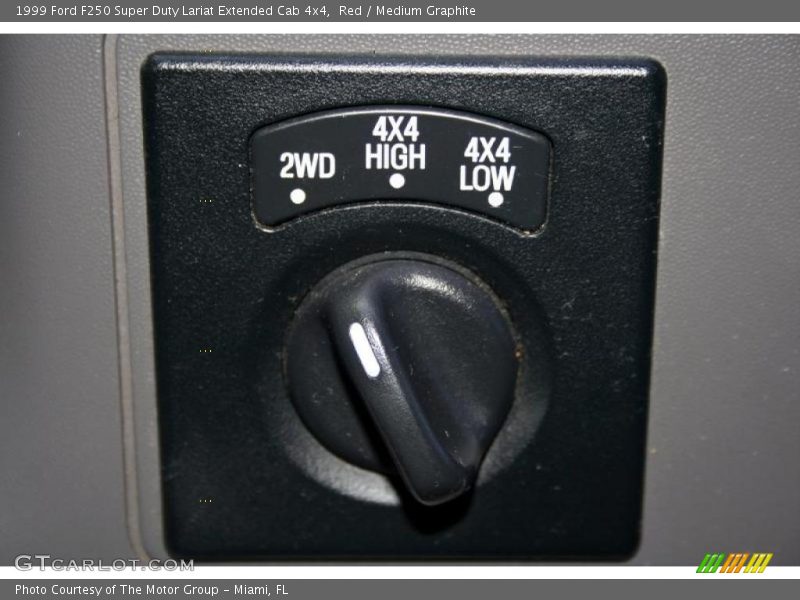 Red / Medium Graphite 1999 Ford F250 Super Duty Lariat Extended Cab 4x4