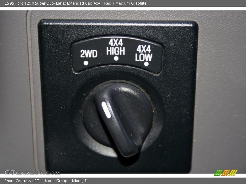 Red / Medium Graphite 1999 Ford F250 Super Duty Lariat Extended Cab 4x4
