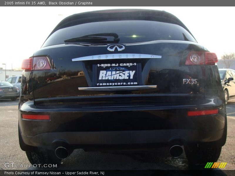 Black Obsidian / Graphite 2005 Infiniti FX 35 AWD
