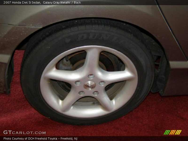 Galaxy Gray Metallic / Black 2007 Honda Civic Si Sedan