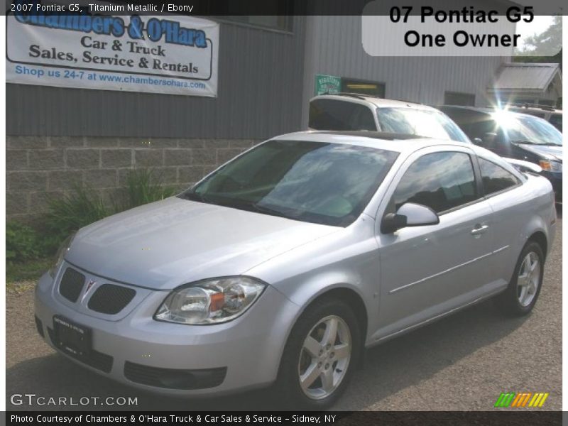 Titanium Metallic / Ebony 2007 Pontiac G5