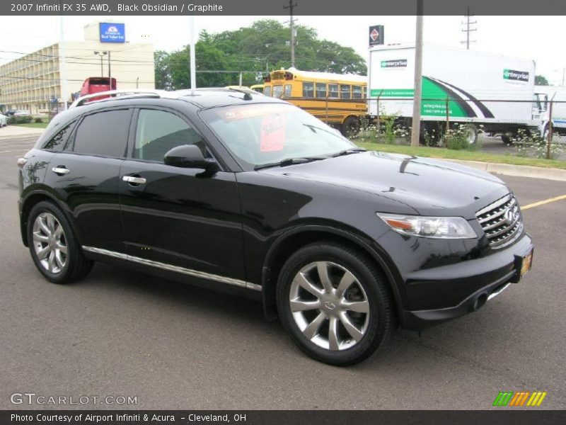 Black Obsidian / Graphite 2007 Infiniti FX 35 AWD