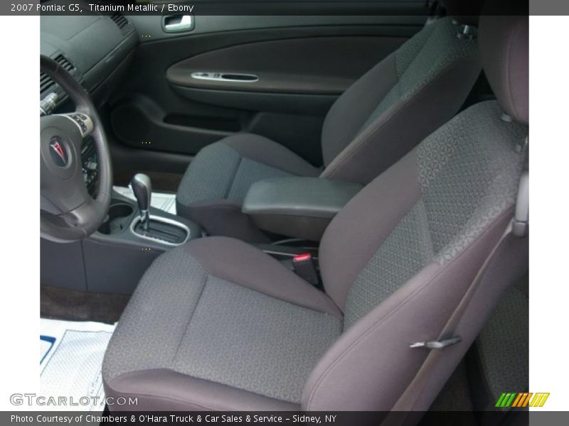 Titanium Metallic / Ebony 2007 Pontiac G5