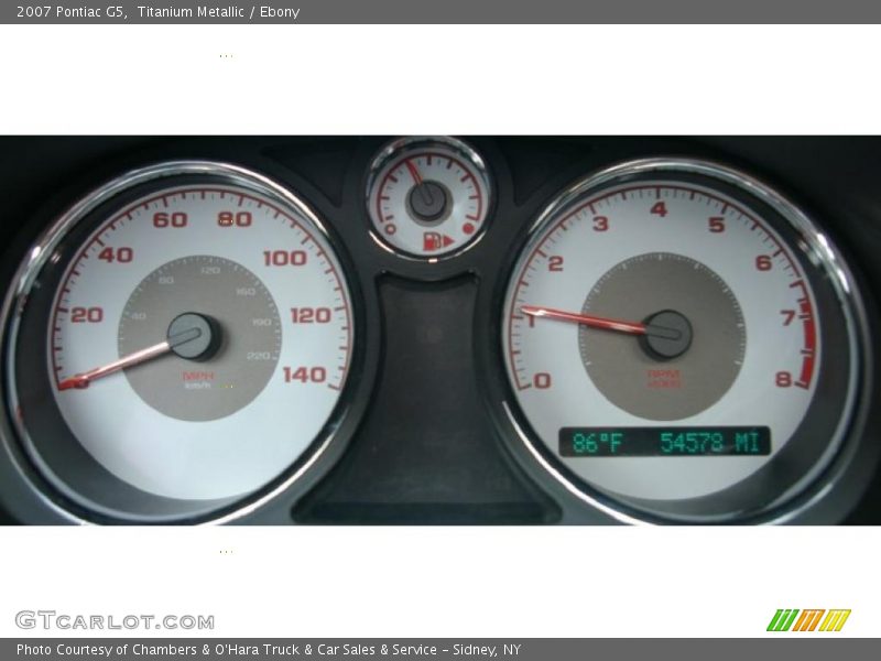 Titanium Metallic / Ebony 2007 Pontiac G5